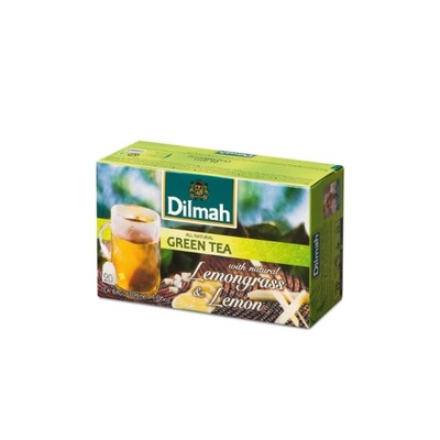 Herbata zielona Dilmah Lemongrass & Lemon 20 szt