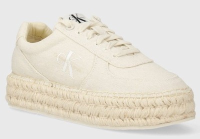 CALVIN KLEIN PÓŁBUTY ESPADRYLE 41 DB761