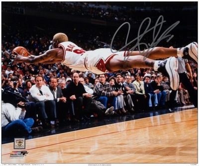 DENNIS RODMAN - Unikatowy Foto/Poster XL Exclusive PREMIUM z AUTOGRAFEM !!!