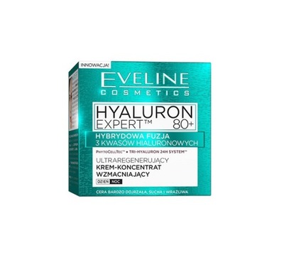 Eveline Hyaluron Expert 80+ ultraregenerujący