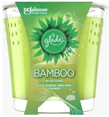 Glade Bamboo Bliss Song Świeca zapach.129g