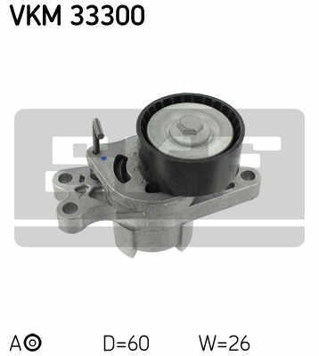 РОЛИК НАТЯГУЮЧИЙ PK SKF VKM 33300 VKM33300