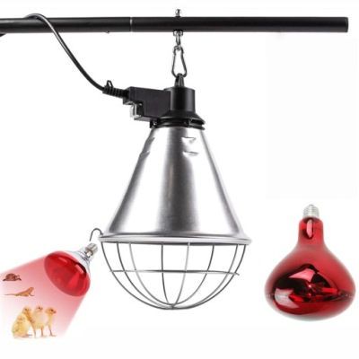 LAMPA GRZEWCZA DLA ZWIERZĄT Z OPRAWĄ KWOKA PROMIENNIK