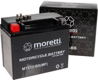 Akumulator Żelowy Moretti YTX12-BS/MTX12-BS