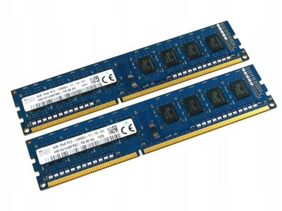 2x 4GB = 8GB DO KOMPUTERA Pamięć RAM DDR3 HYNIX 1600MHz