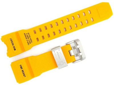 Pasek do zegarka Casio GWG-1000 GWG-1000-1A9 żółty oryginał