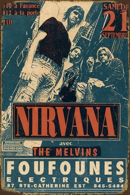 Tablica Ozdobna Blacha Nirvana The Melvins