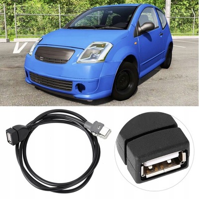 RADIO CABLE USB CONVIENE PAR PAR PEUGEOT 307 407  