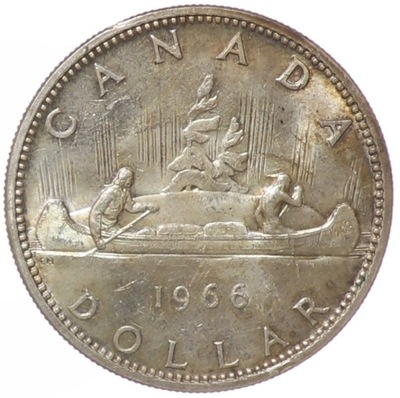1 dolar - Królowa Elżbieta II - Kanada - 1966 rok