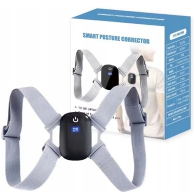 KOREKTOR POSTAWY INTELIGENTNY PAJĄCZEK NA PLECY Z WYŚWIETLACZEM USB LCD