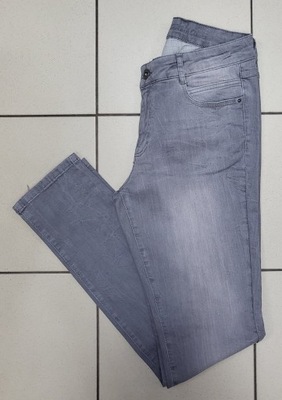 SPODNIE PARAMI JEANS CELINE SKINNY SZARE 40/38-46