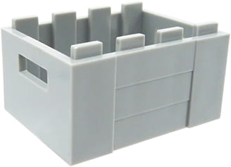 LEGO skrzynia / skrzynka / pojemnik - jasna szara