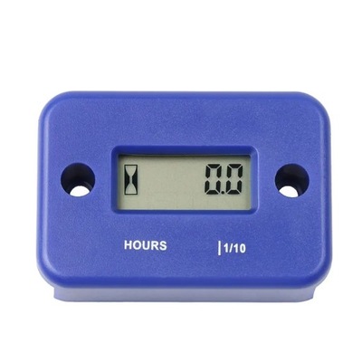 MOTOCIKLAS HOUR METER WITH BATTERY TIMER CAFE RACER DIGITAL COUNTER ~77755 