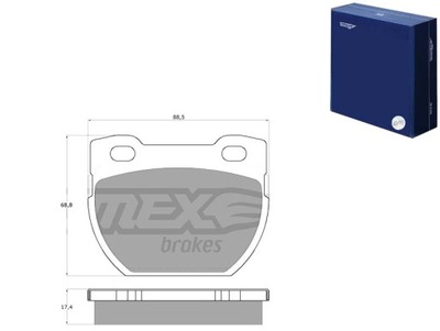 КОЛОДКИ ТОРМОЗНЫЕ LAND ROVER DEFENDER 01- ЗАД TOMEX BRAKES