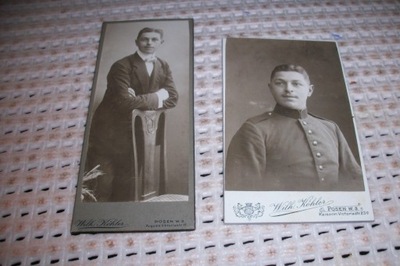 Posen Poznań cdv foto żołnierz