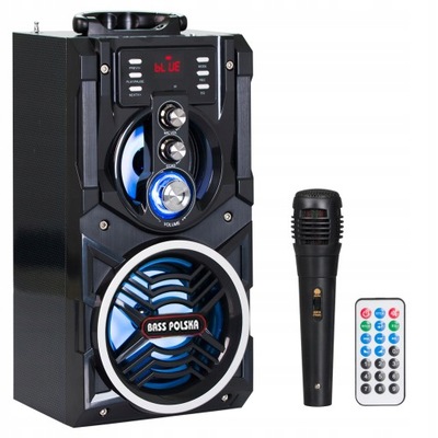 PRZENOŚNY GŁOŚNIK BLUETOOTH KOLUMNA KARAOKE MP3 FM