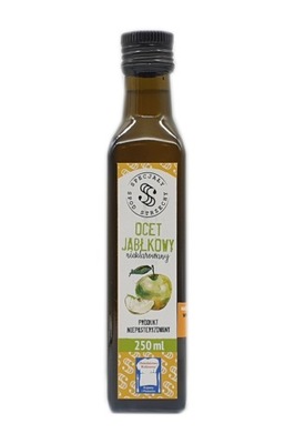 Ocet Jabłkowy Naturalny Niefiltrowany 250 ml