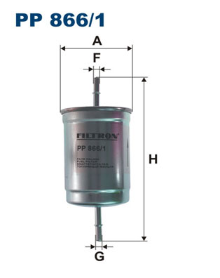 FILTRO COMBUSTIBLES FILTRON PP866/1 PP8661  