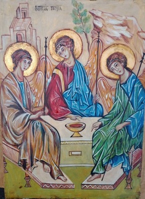 Ikona Trójcy Świętej - duża ikona