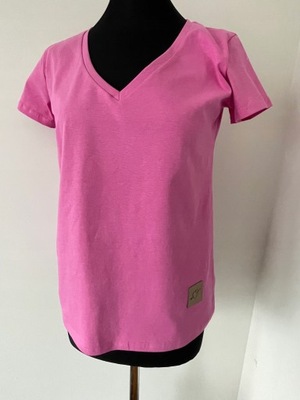 Koszulka T-shirt bawełna gładka różowy