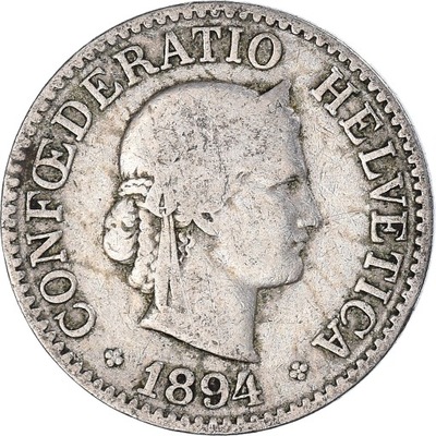 Moneta, Szwajcaria, 10 Rappen, 1894