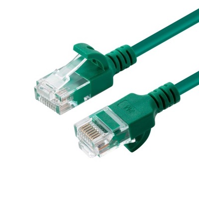 MicroConnect U/UTP CAT6A Slim 7.5M Green