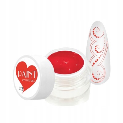 MyLove PAINT GEL KOLOR - 03 RED One Stroke