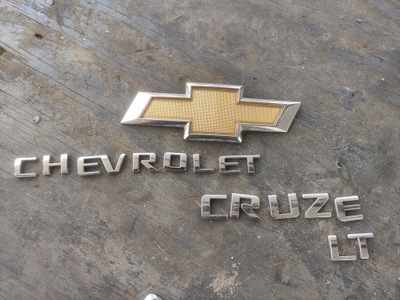 CHEVROLET CRUZE LT EMBLEMAT NAPIS KLAPA LOGO