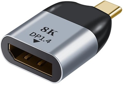 ADAPTER USB TYP-C DO DISPLAYPORT 8K 60Hz 3D VESA