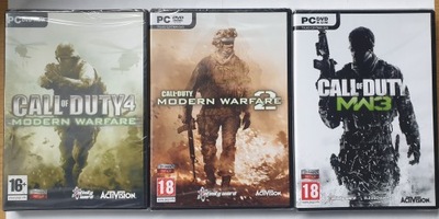 Call of Duty Modern Warfare 1 2 3 I II III PL Nowe