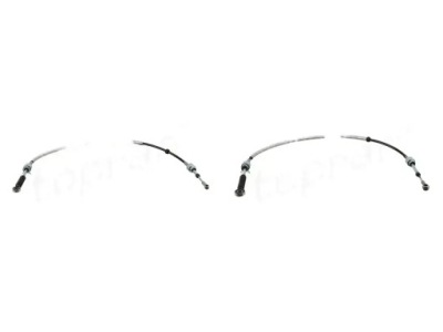 2x naciągi тросы переключения передач topran l+p do mini cabrio r52 i, mini i фото №1