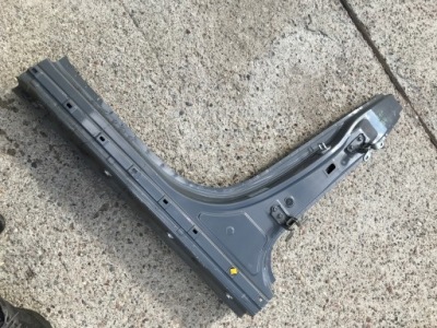 Hyundai kona порог подножка блок двигателя средний b левый цвет r3g 18-23 фото №1