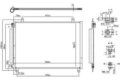 NISSENS CONDENSADOR DE ACONDICIONADOR SUZUKI BALENO 1.0 1.2 1.2H 02.16-  