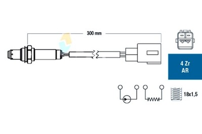 FAE SONDA LAMBDA LEXUS GS NX RC RX TOYOTA AURIS COROLLA HILUX VIII  