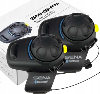 2x INTERCOM motocyklowy Interkom SENA SMH5FM BLUETOOTH 3.0 DO 700M RADIO FM