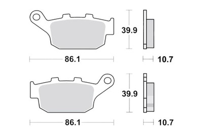 КОЛОДКИ TRW MCB585 TRIUMPH SPEED FOUR 600