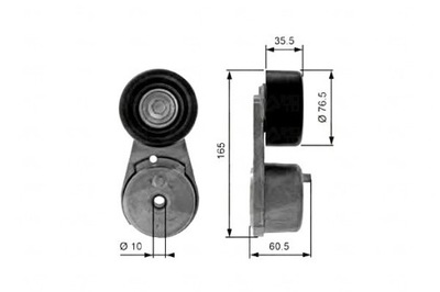 Gates ролик натягувача nissan pathfinder iii 4.0 4w фото №1