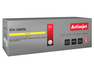 TONER ACTIVEJET TK-590 DO DRUARKI KYOCERA P6026cdn M6026cdn M6526cdn ŻÓŁTY