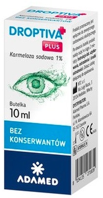 DROPTIVA PLUS krople nawilżające Adamed 10ml