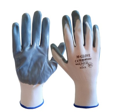 Rękawiczki Rękawice Robocze Nitrylowe 10 XL 1para