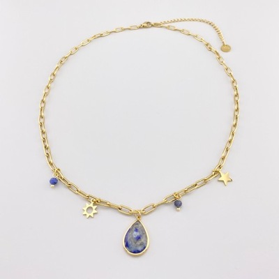 Naszyjnik z lapis lazuli Ikita