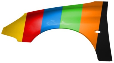 Крила лівий do peugeot 206 98-09 eyc фото №1