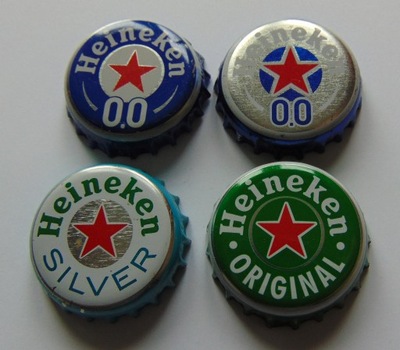Kapsle Heineken - zestaw