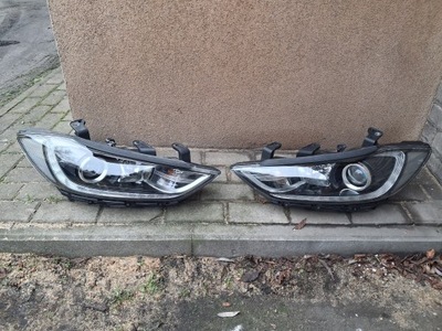 Hyundai elantra 2016- лампа перед линза led комплект фото №1