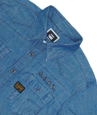 G-STAR 'NEW MIDNIGHT CORNER' KOSZULA JEANS r. XL