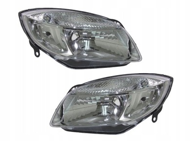 Комплект фары skoda fabia roomster 2007-2010 фото №1