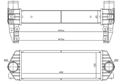 Nissens интеркулер ford tourneo connect 1.8 tdci фото №1