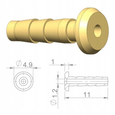 Wkład przewodu hydraulicznego Formula HBP-17