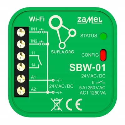 Sterownik bram Wifi 1-kanałowy 2-kierunkowy SBW-01