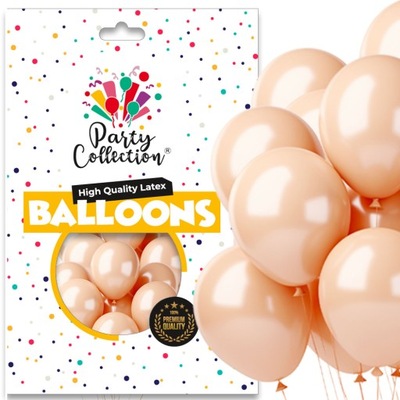 Balony Pastelowe Beżowe 36cm Dekoracja Balonów Profesjonalnych Na Wesele